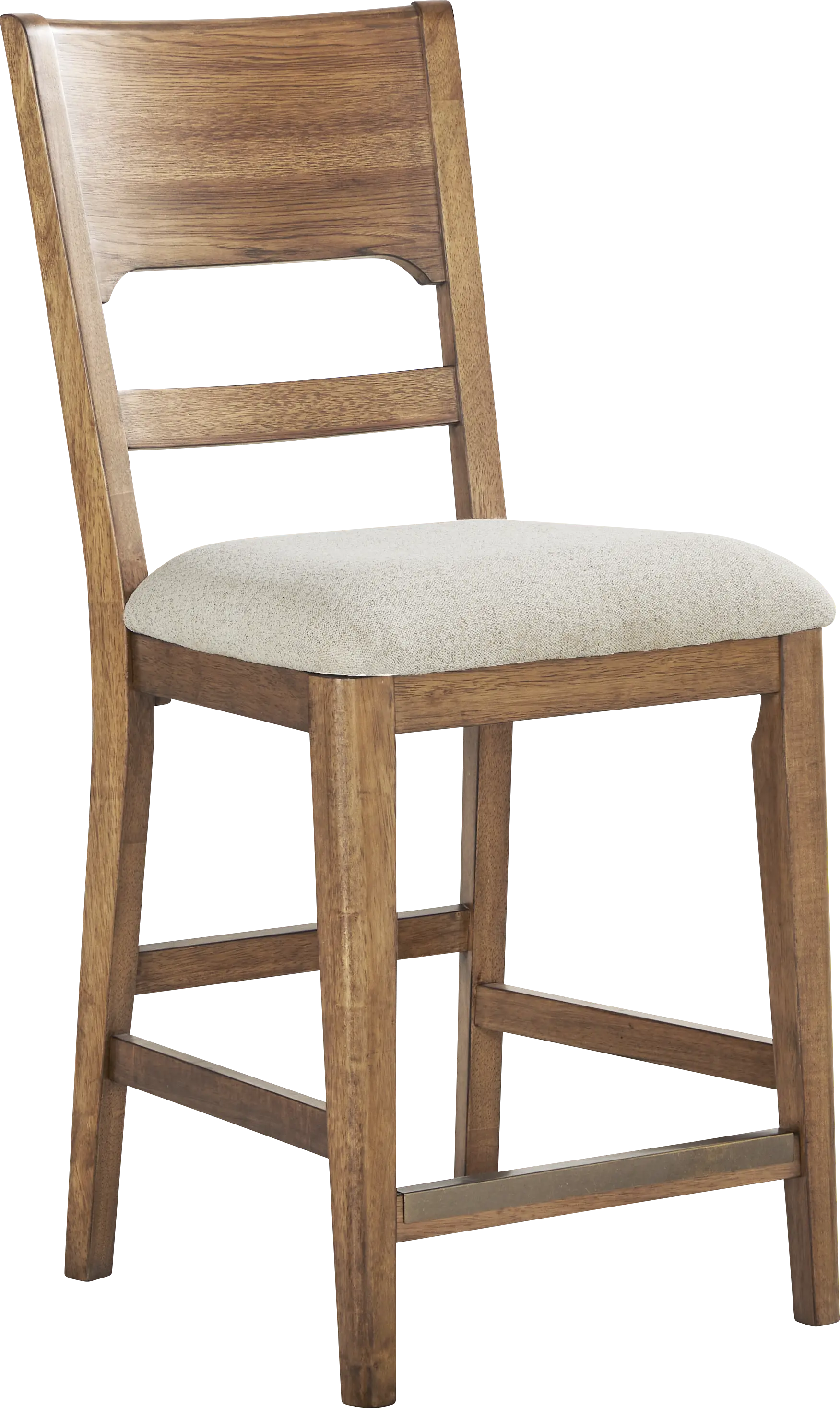 Holden Brown Panel Back Counter Height Stool