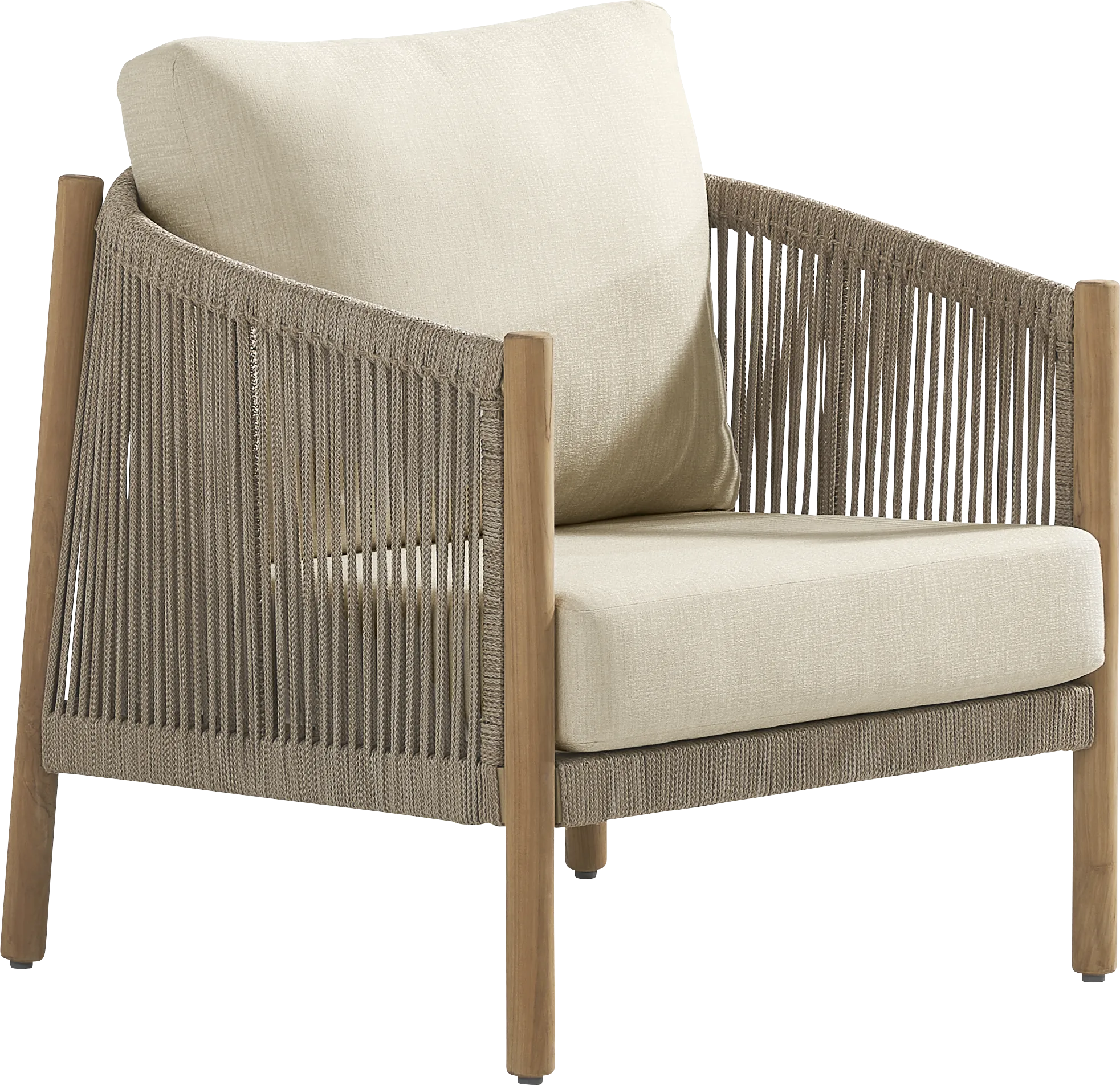 Koda Beige 3 Pc Outdoor Chat Set - Thumbnail - Image 2