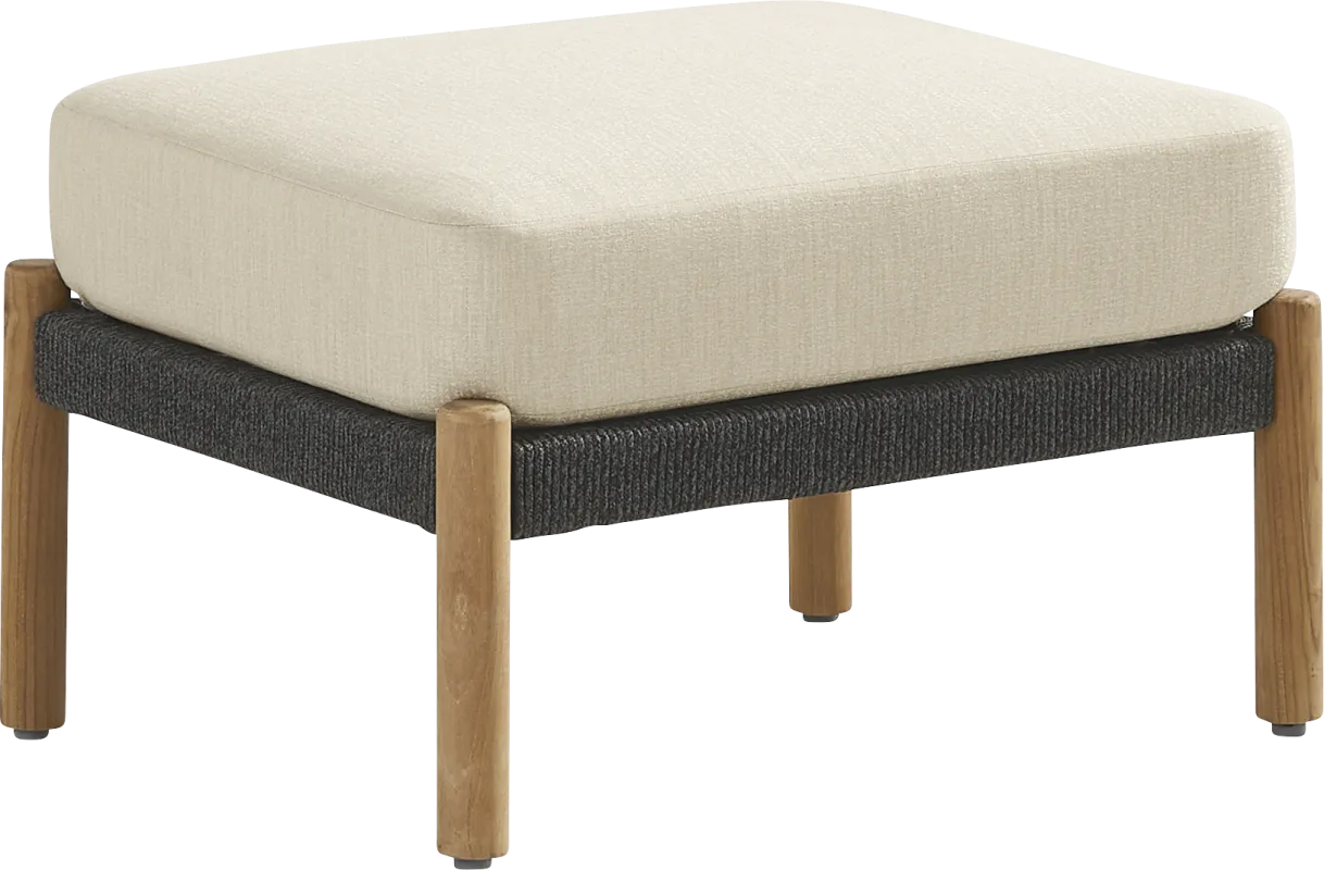 Koda Charcoal Outdoor Ottoman