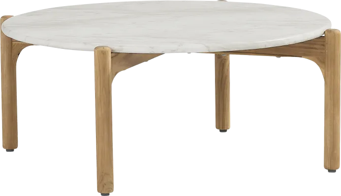 Koda White Outdoor Cocktail Table