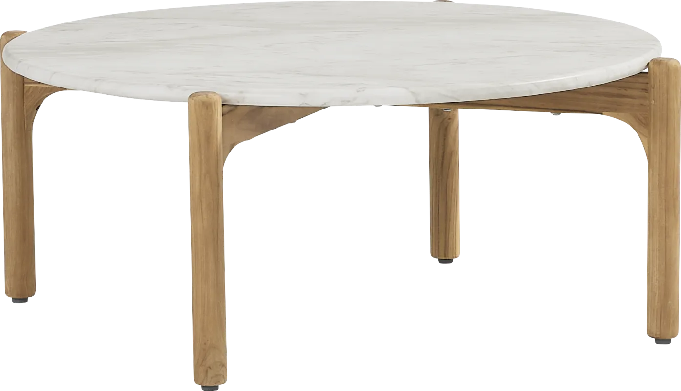 Koda White Outdoor Cocktail Table