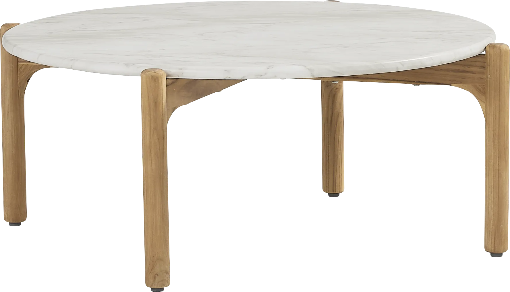 Koda White Outdoor Cocktail Table - Image 1
