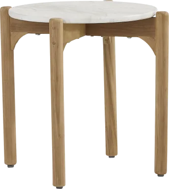 Koda White End Table