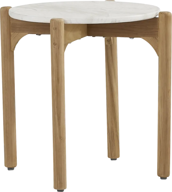 Koda White End Table