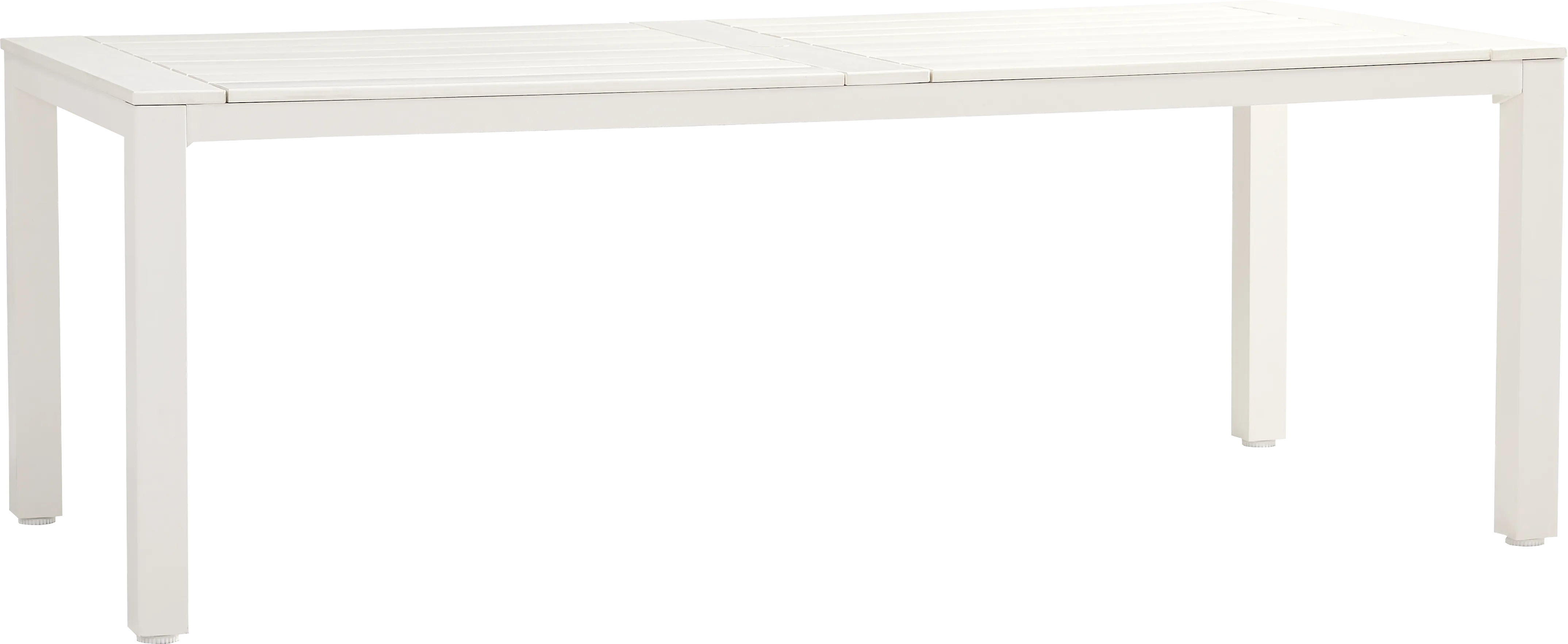 Eastlake White 85 in. Outdoor Dining Table - Thumbnail - Image 1