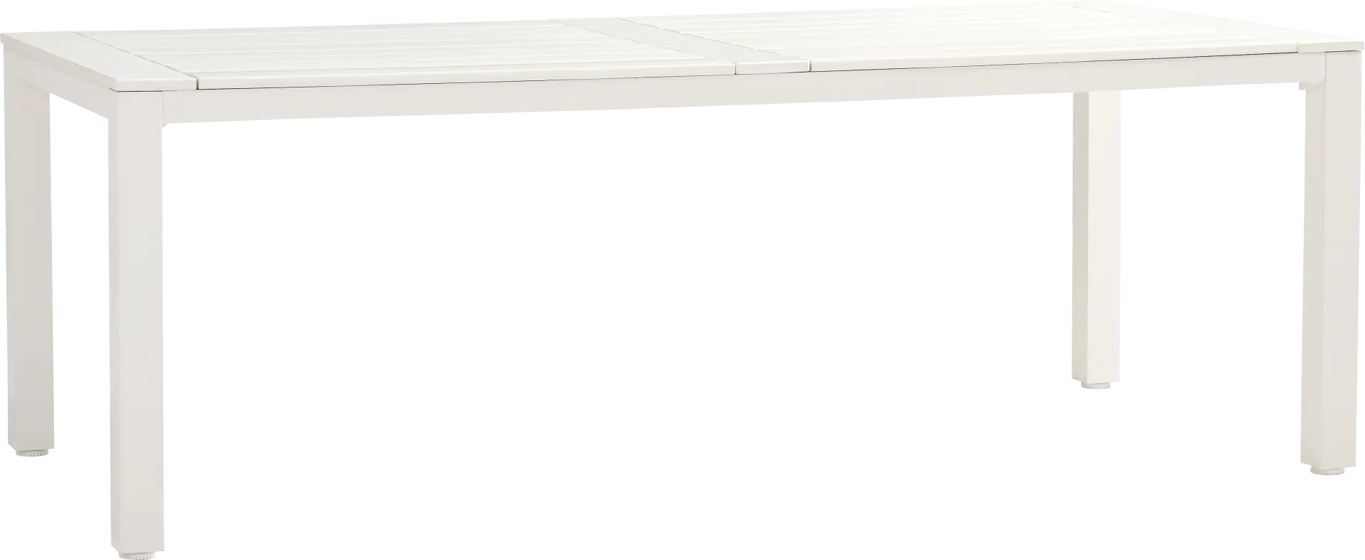 Eastlake White 85 in. Outdoor Dining Table