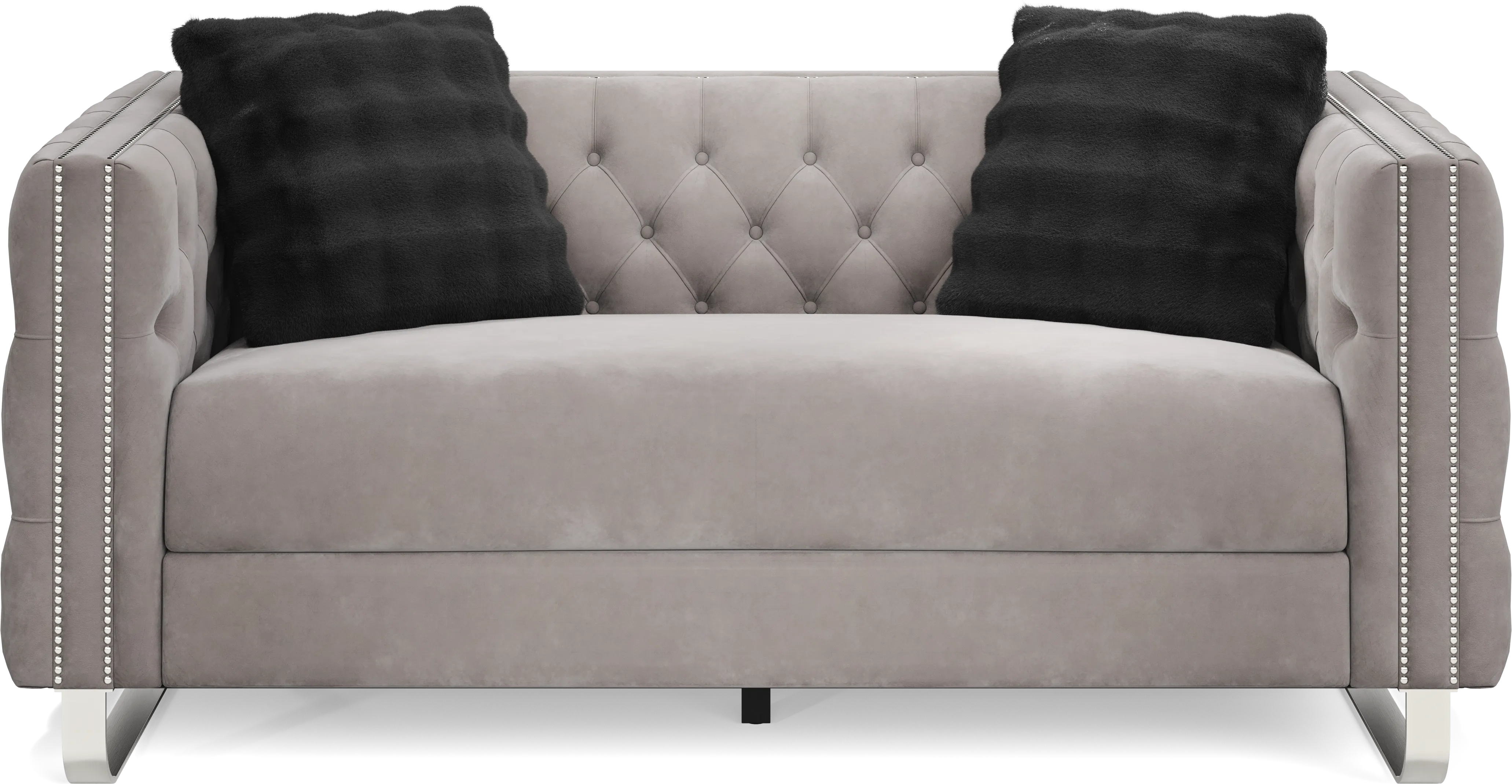 Corrella Gray Loveseat - Thumbnail - Image 1