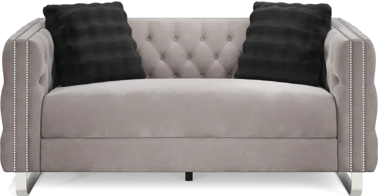 Corrella Gray Loveseat