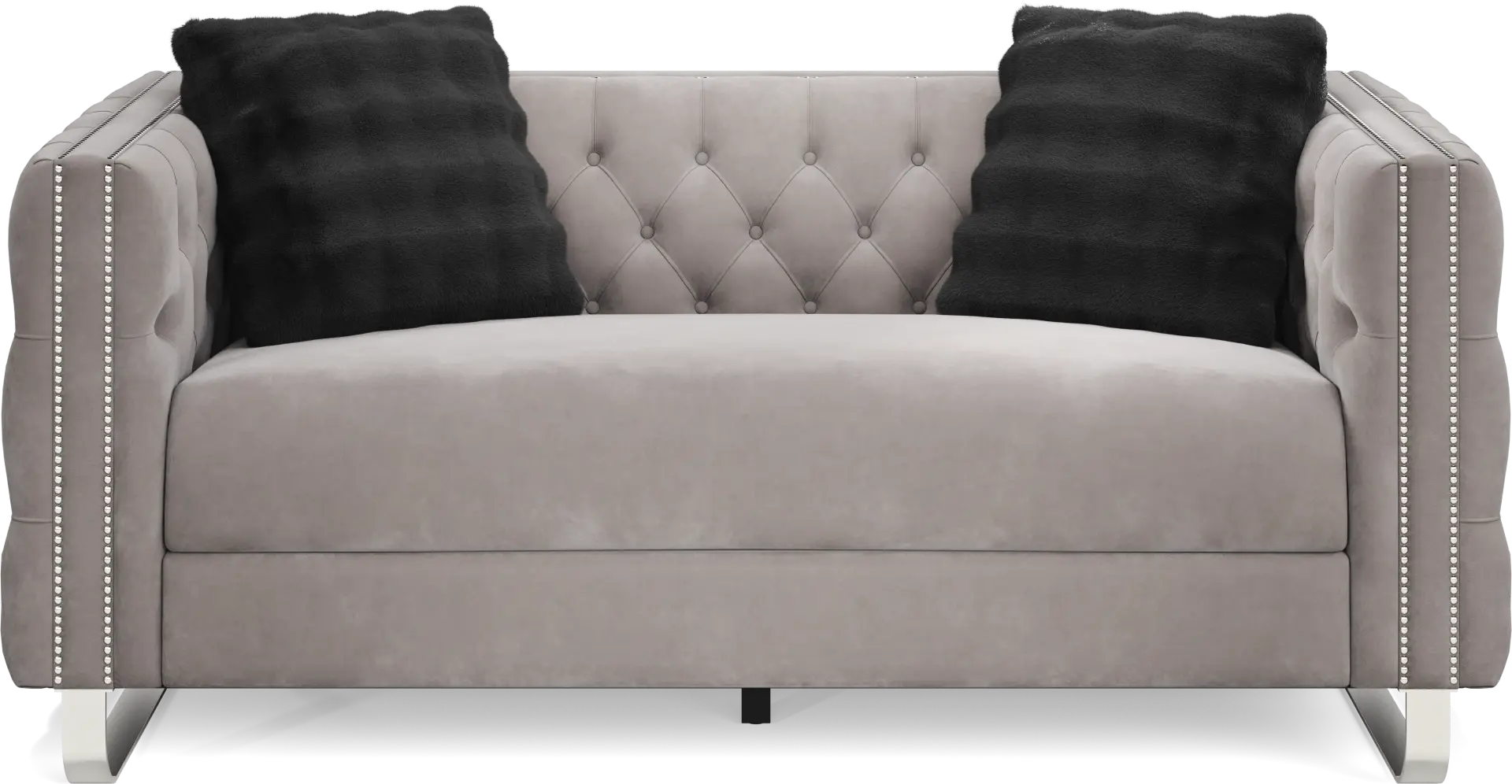Corrella Gray Loveseat