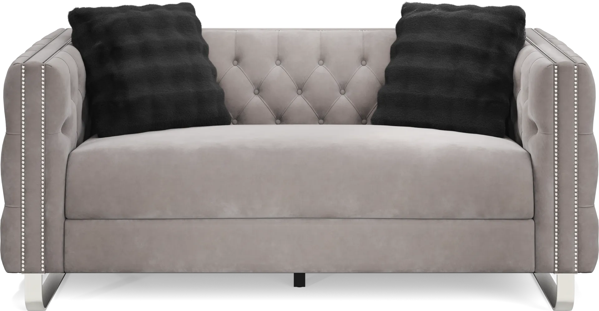 Corrella Gray Loveseat - Image 1