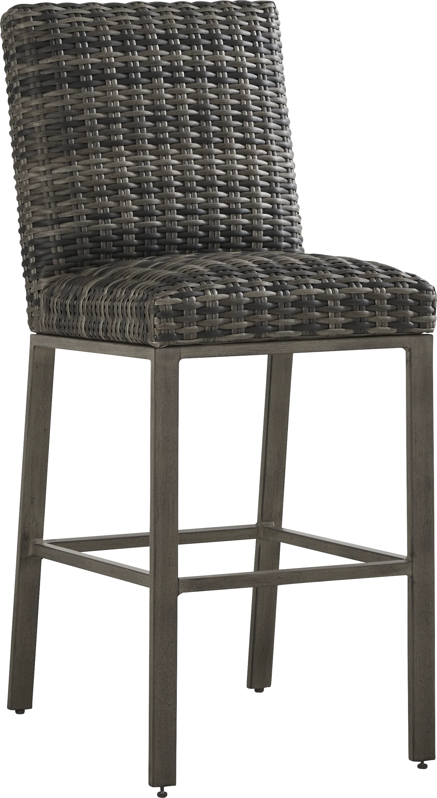 Montecello Gray Outdoor Barstool - Thumbnail - Image 1