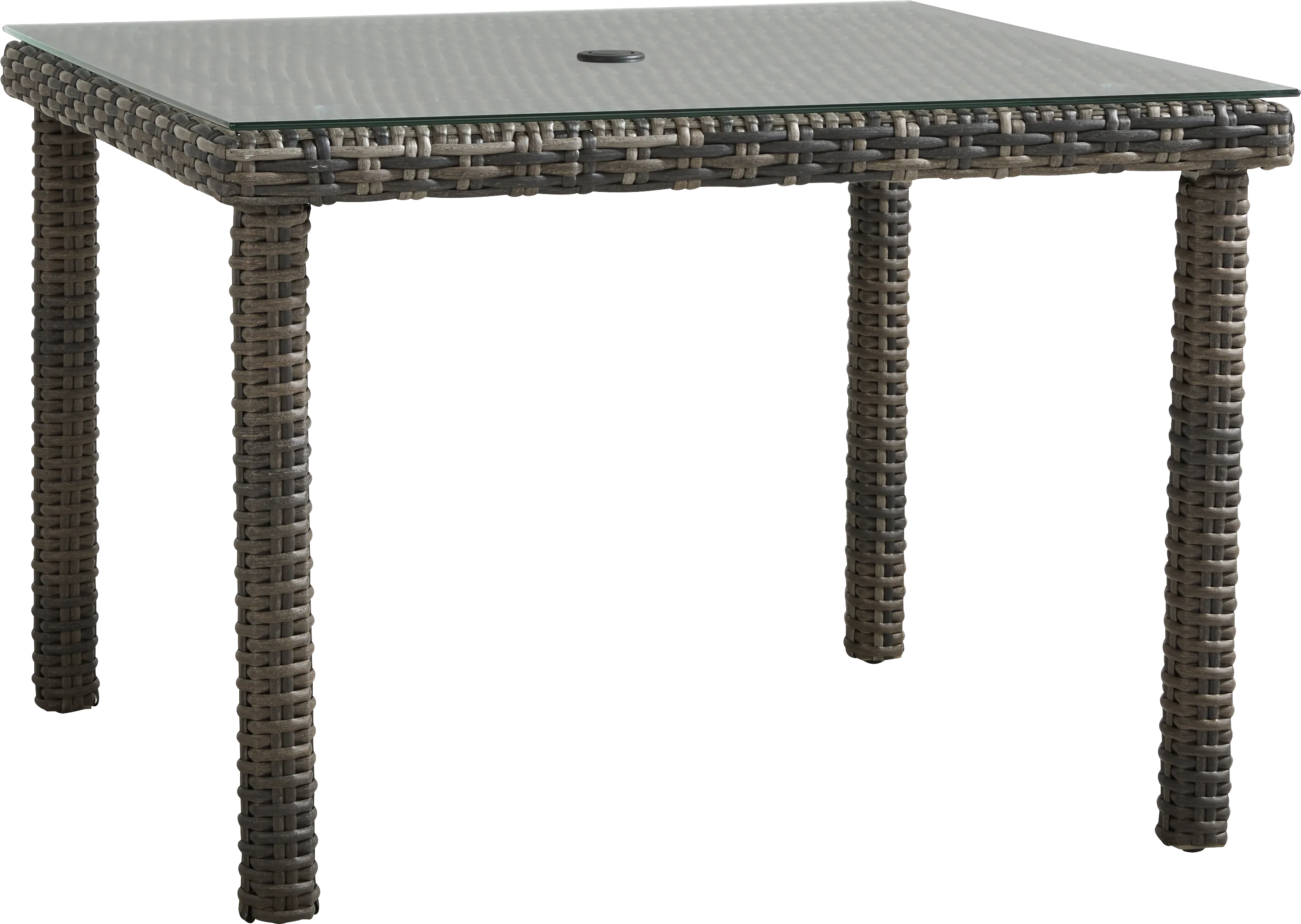 Montecello Gray 5 Pc Square Outdoor Dining Set with Mist Cushions - Thumbnail - Image 2