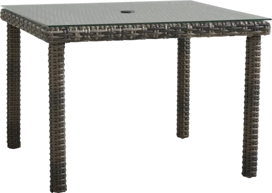 Montecello Gray Outdoor 42 in. Square Dining Table
