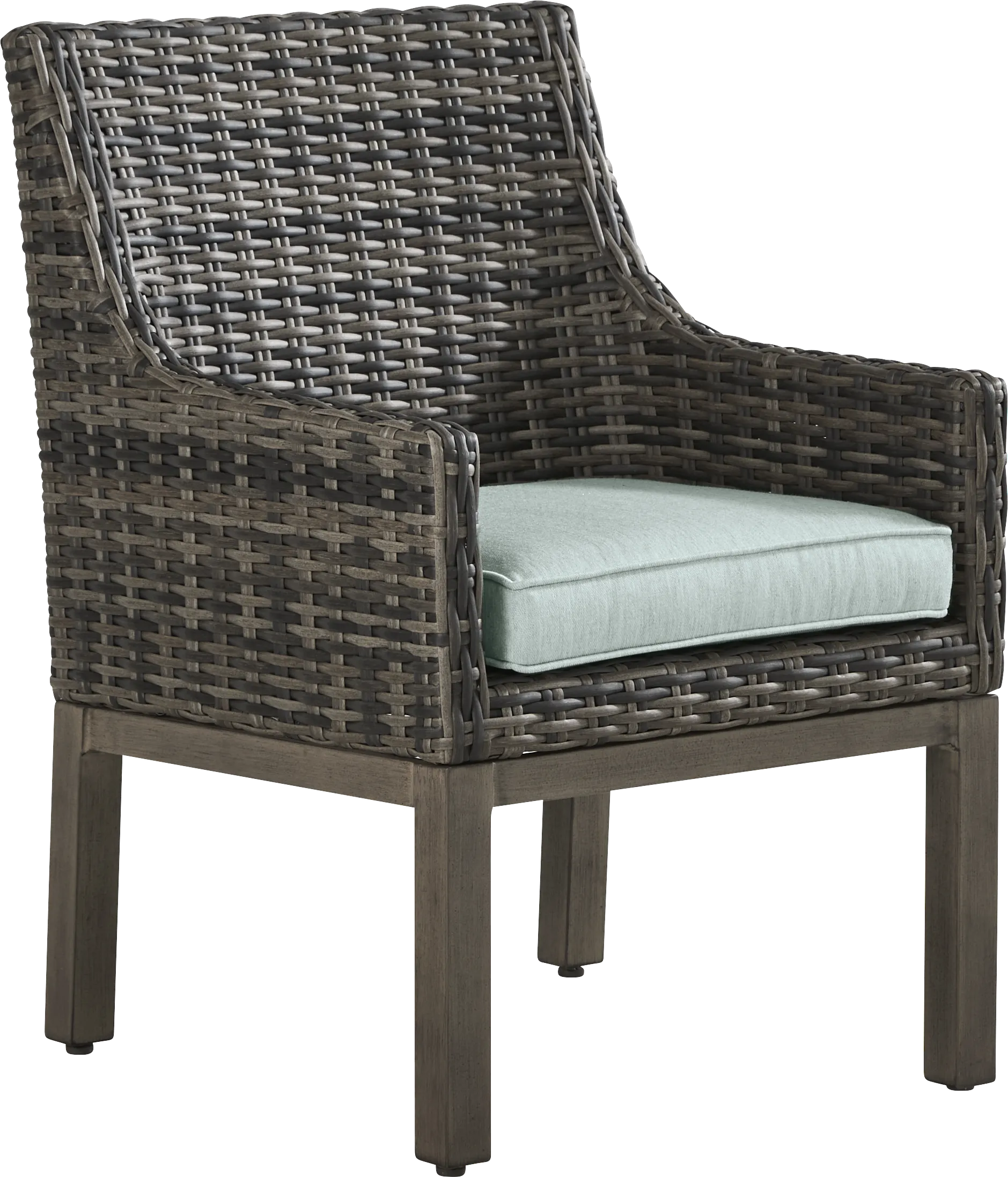 Montecello Gray 5 Pc Square Outdoor Dining Set with Mist Cushions - Thumbnail - Image 4