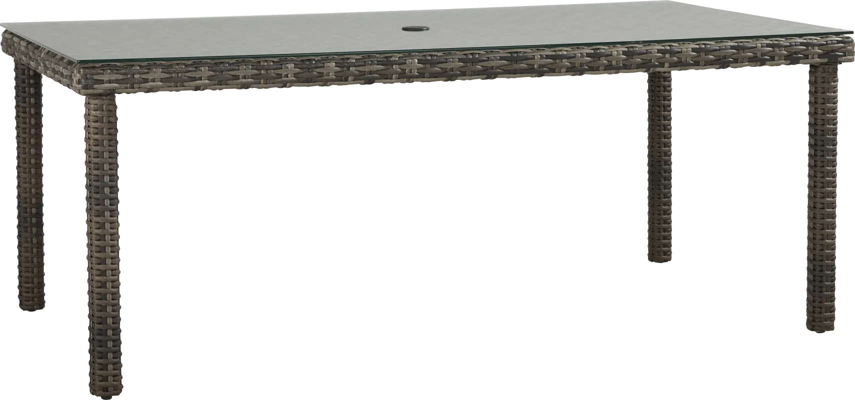 Montecello Gray Outdoor 42 x 76 Dining Table