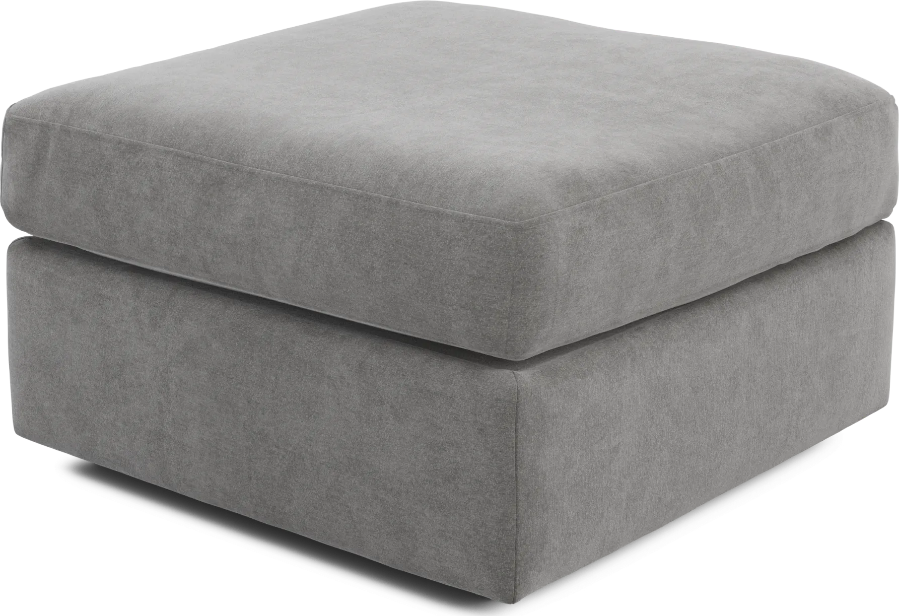 ModularOne Gray Bumper Ottoman - Image 1