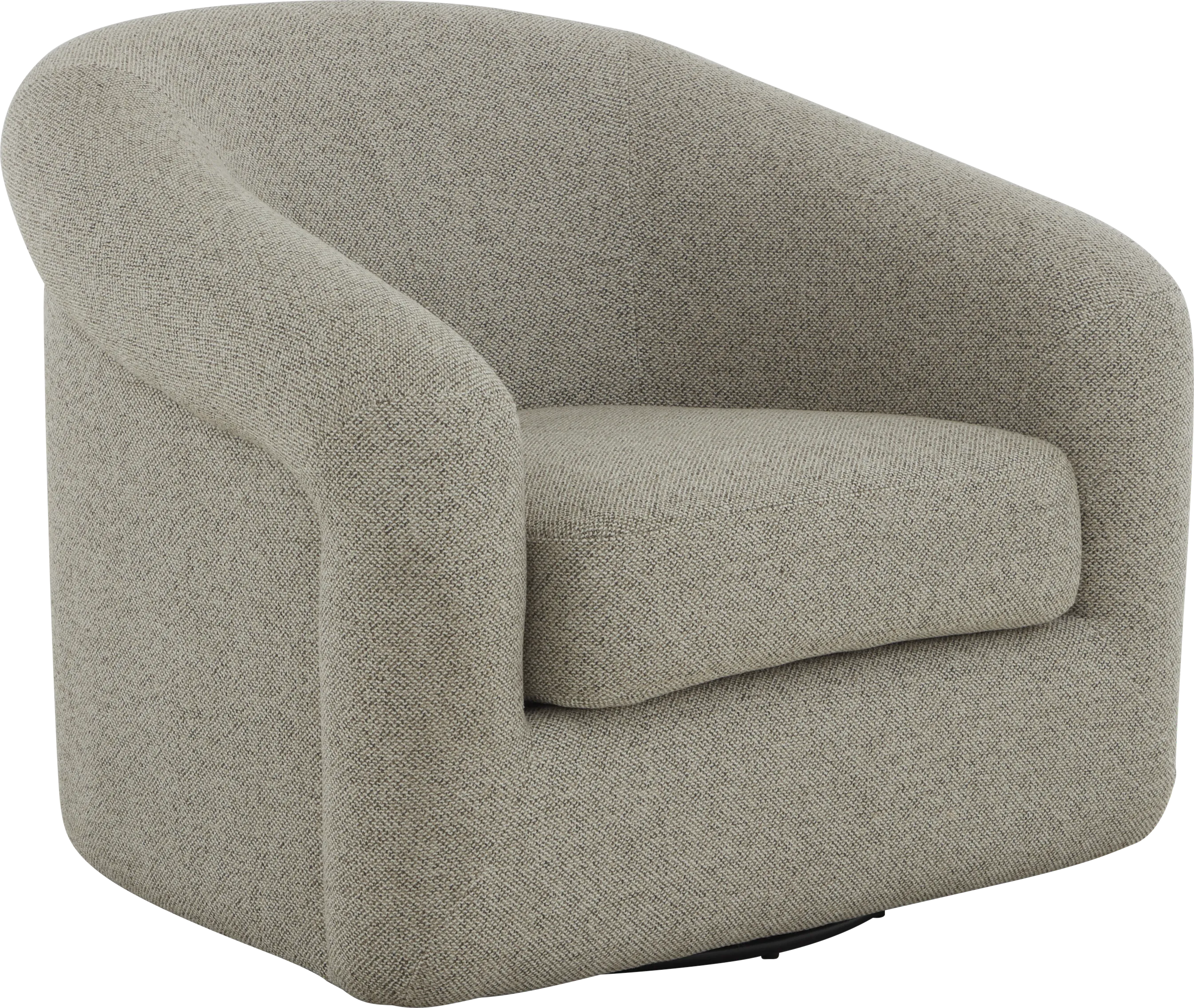 Cecilia Gray Swivel Chair - Thumbnail - Image 1