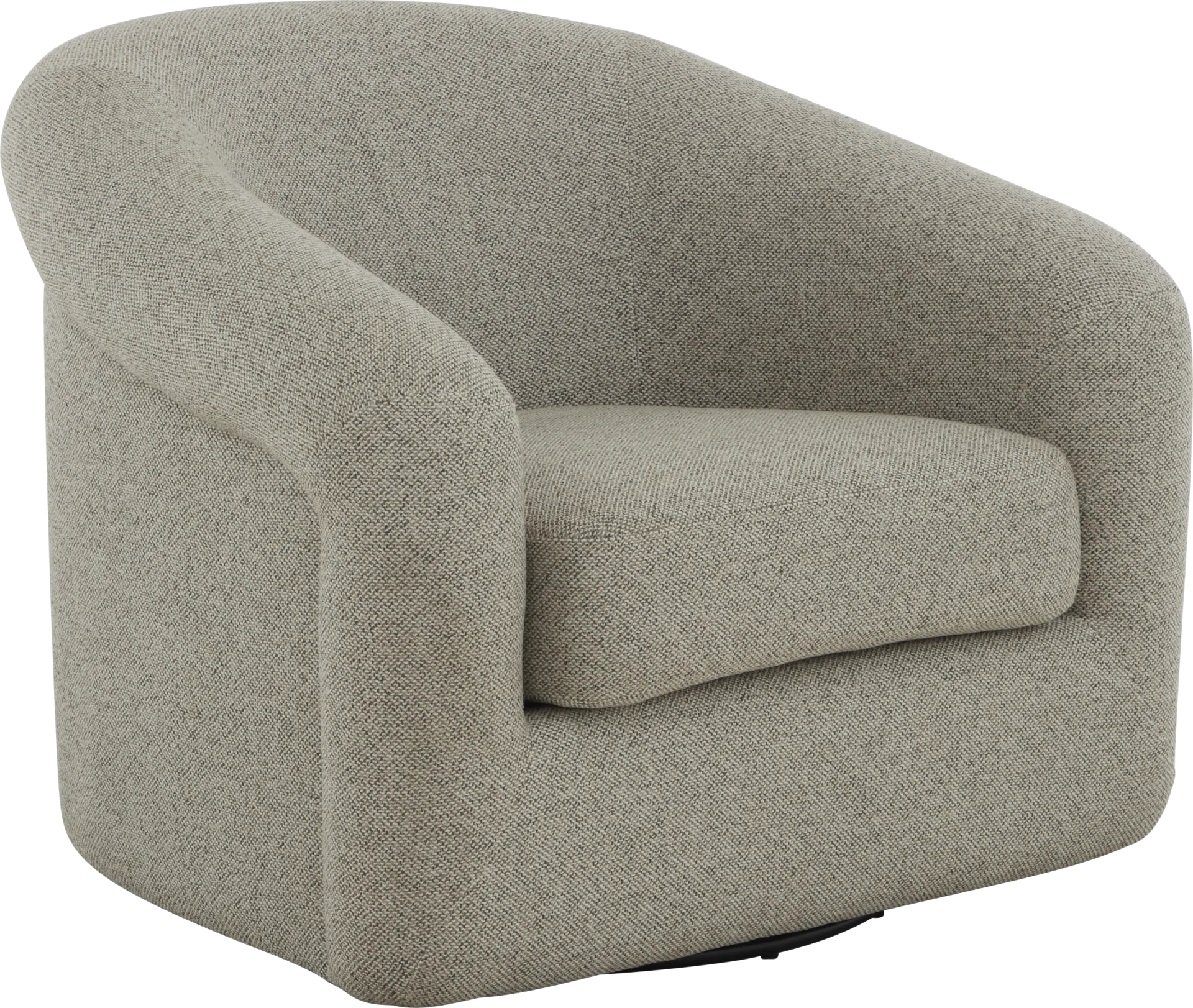 Cecilia Gray Swivel Chair - Image 1