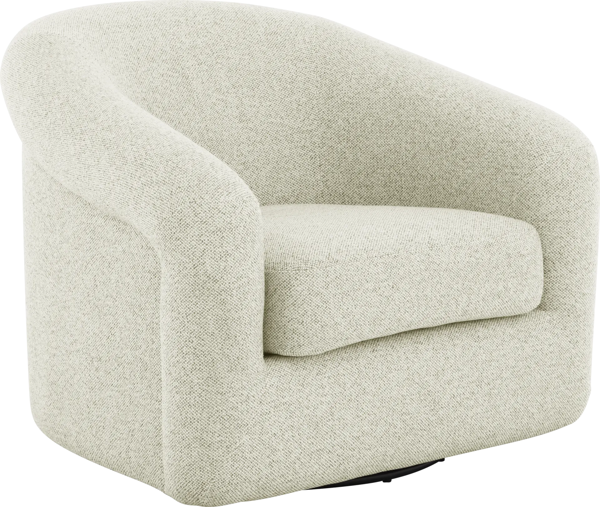 Cecilia Beige Swivel Chair
