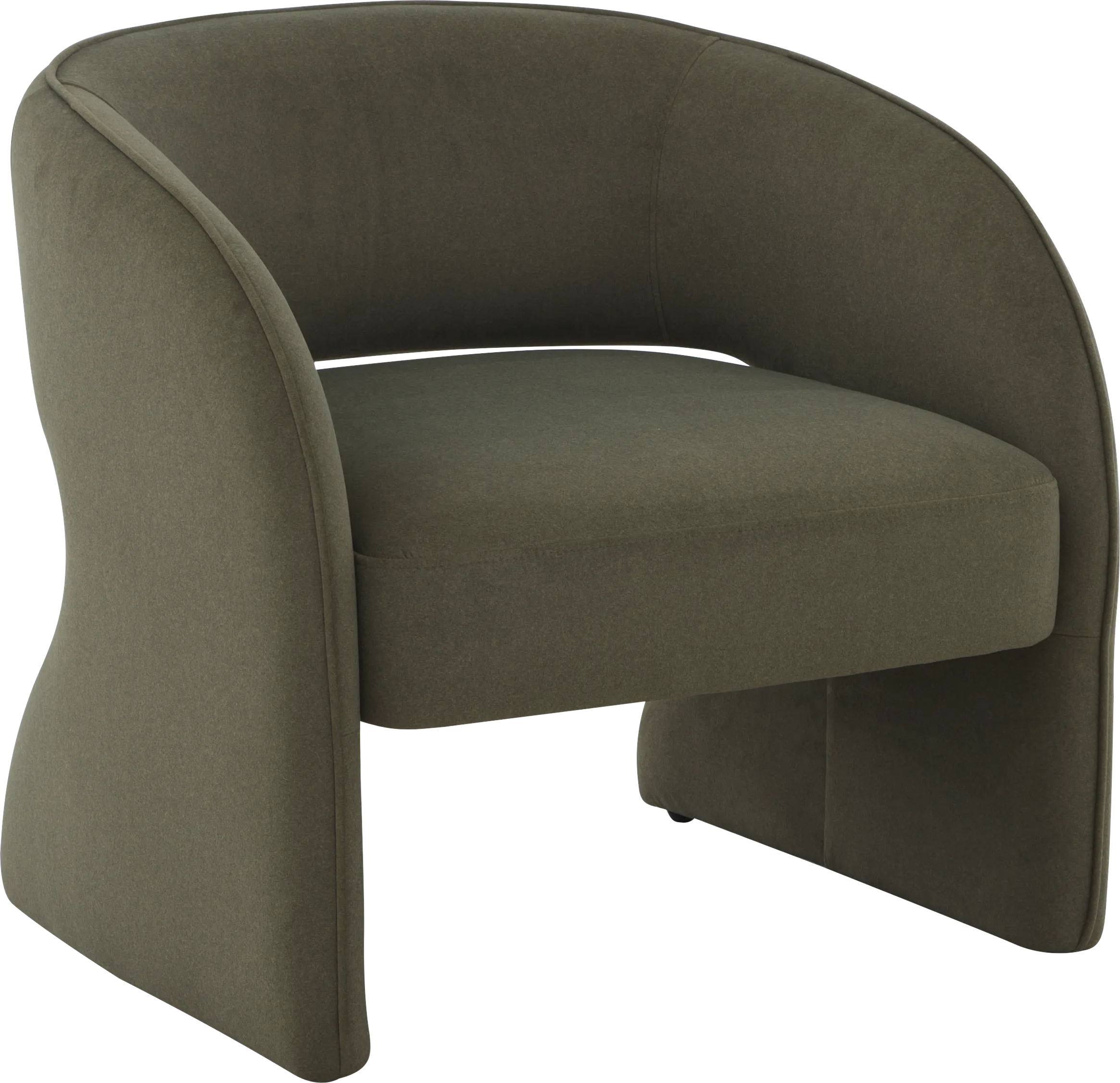 Covella Green Accent Chair - Thumbnail - Image 1
