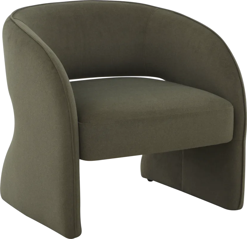 Covella Green Accent Chair