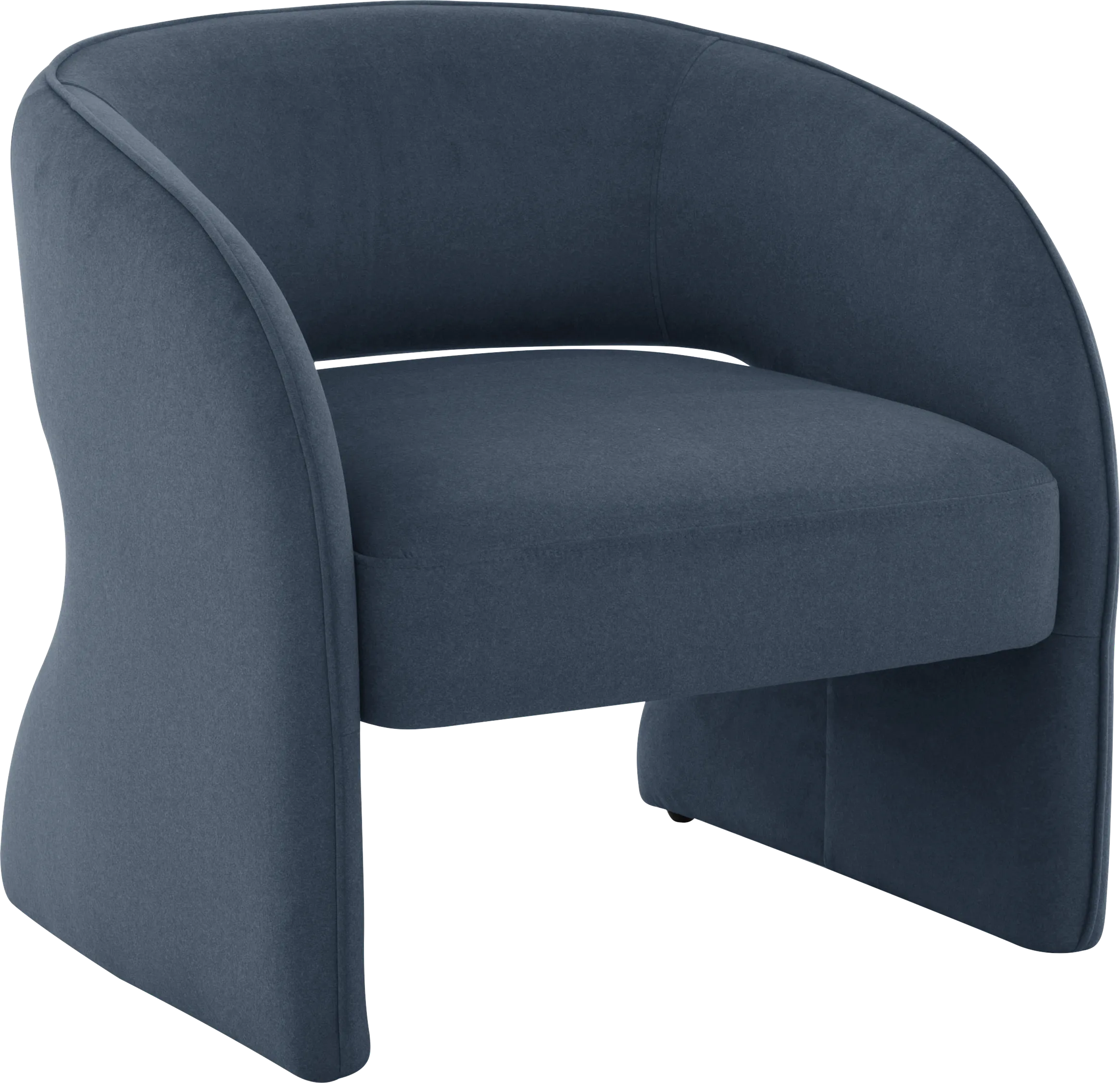 Covella Blue Accent Chair - Thumbnail - Image 1