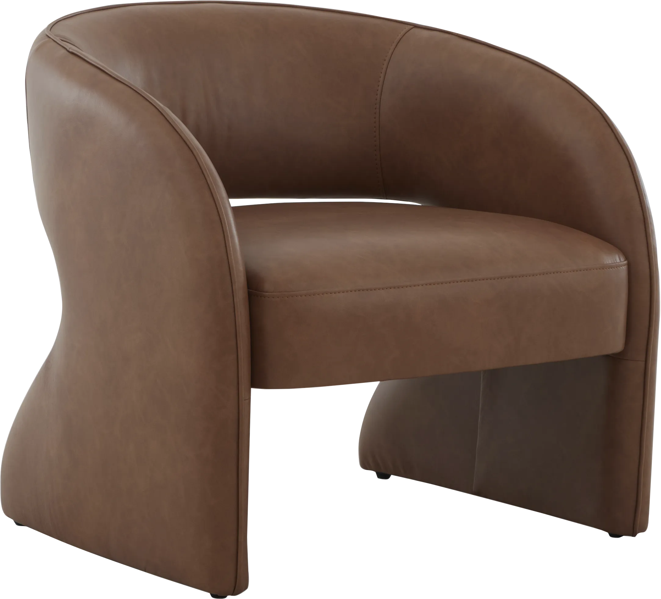 Covella Camel Accent Chair - Thumbnail - Image 1