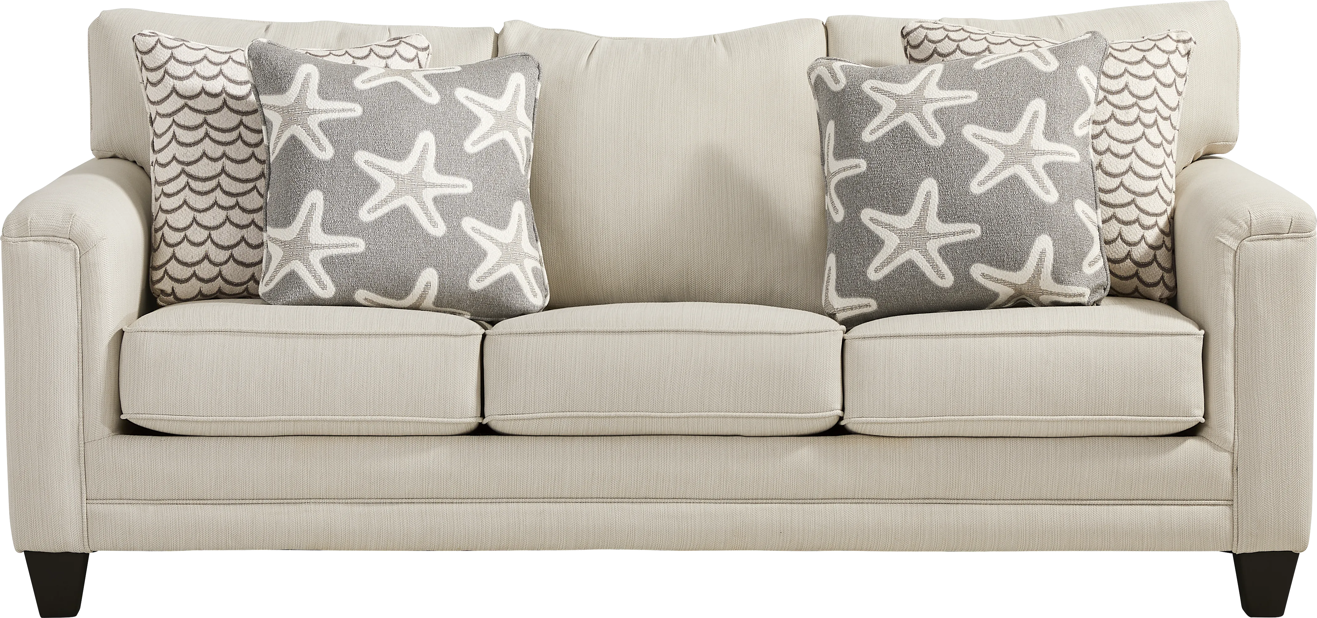 Brightwater Beige 7 Pc Living Room with Sleeper Sofa - Thumbnail - Image 2