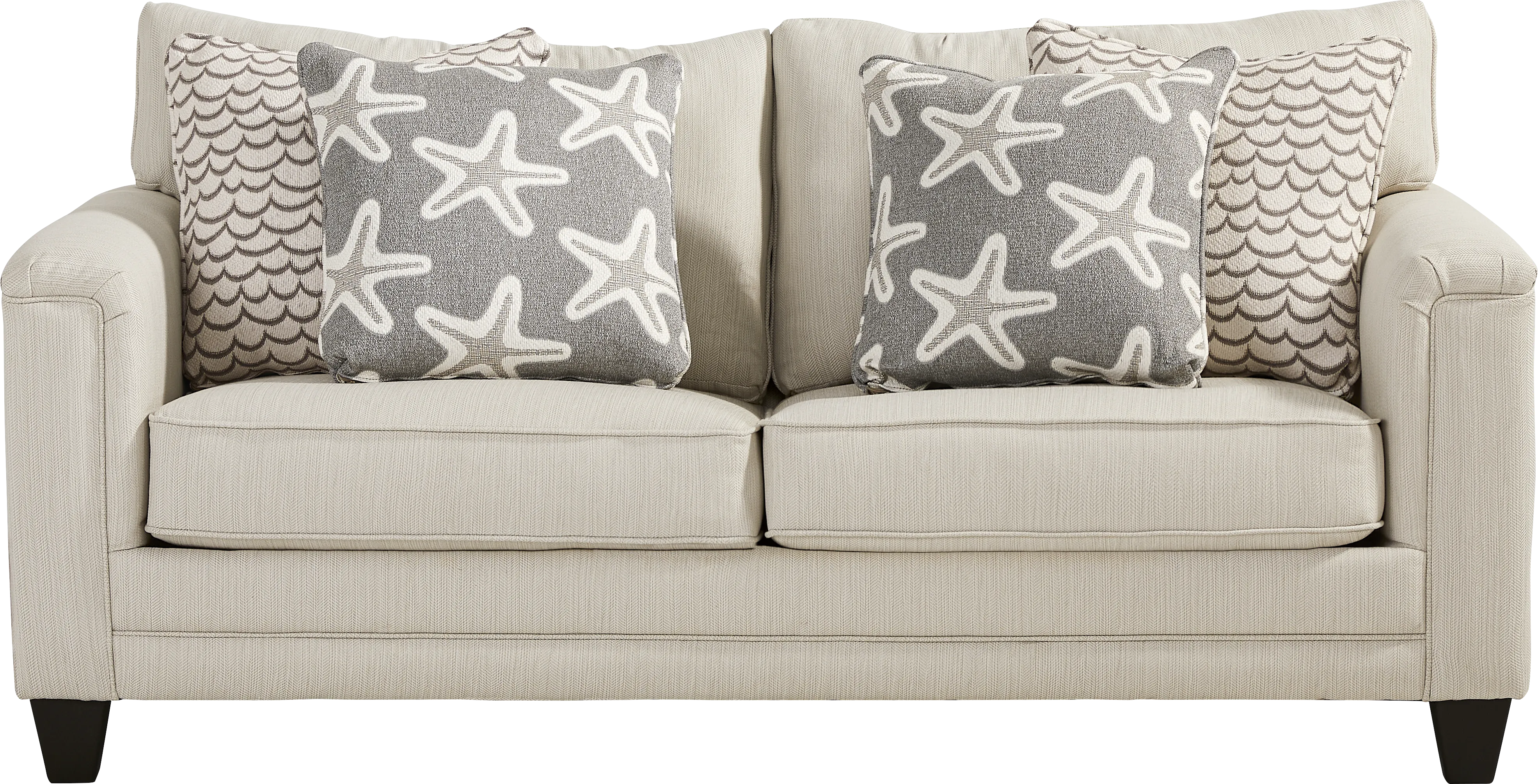 Brightwater Beige Gel-Foam Apartment Sleeper Sofa - Thumbnail - Image 1