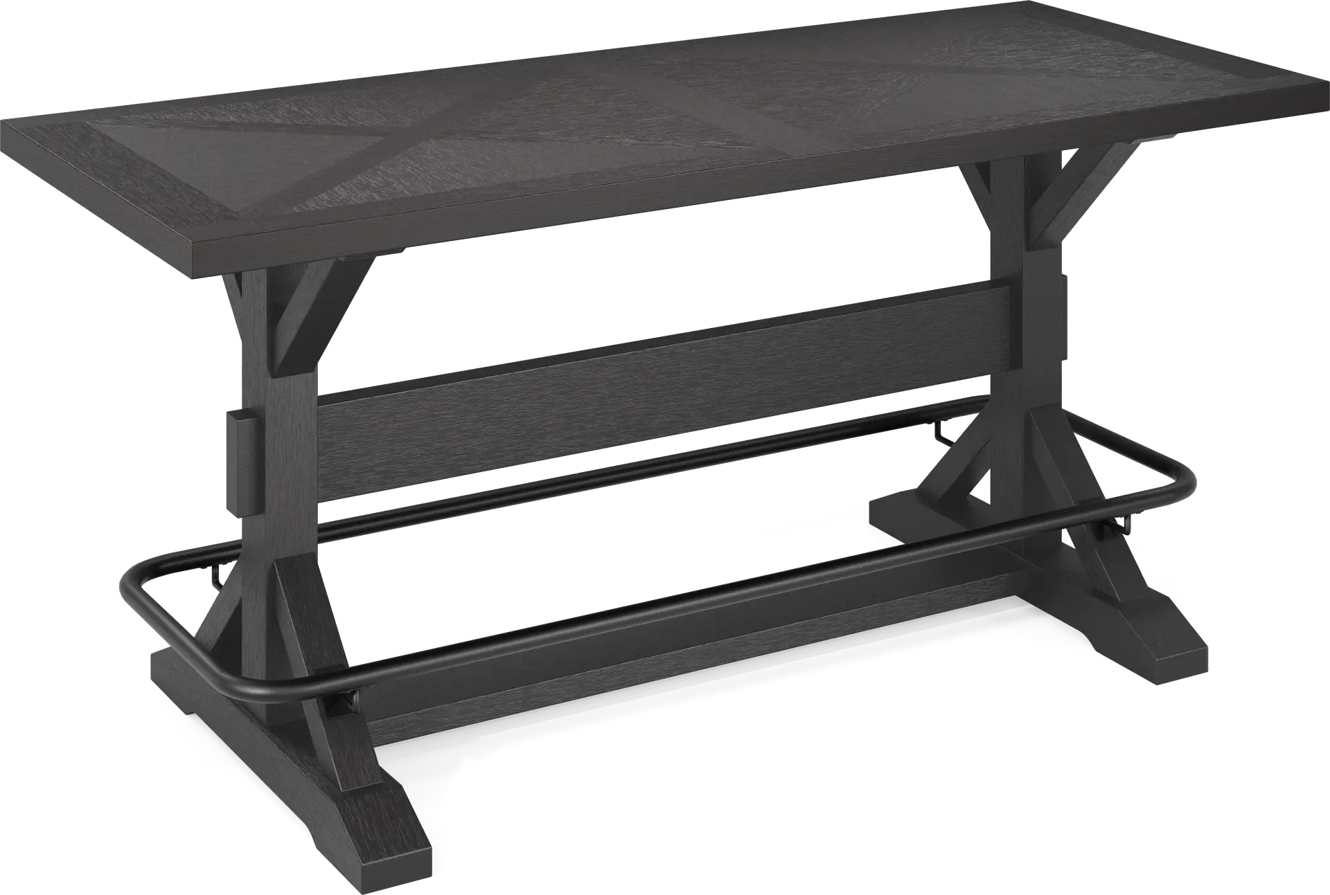 Creston Point Black 2 Pc Counter Height Dining Table