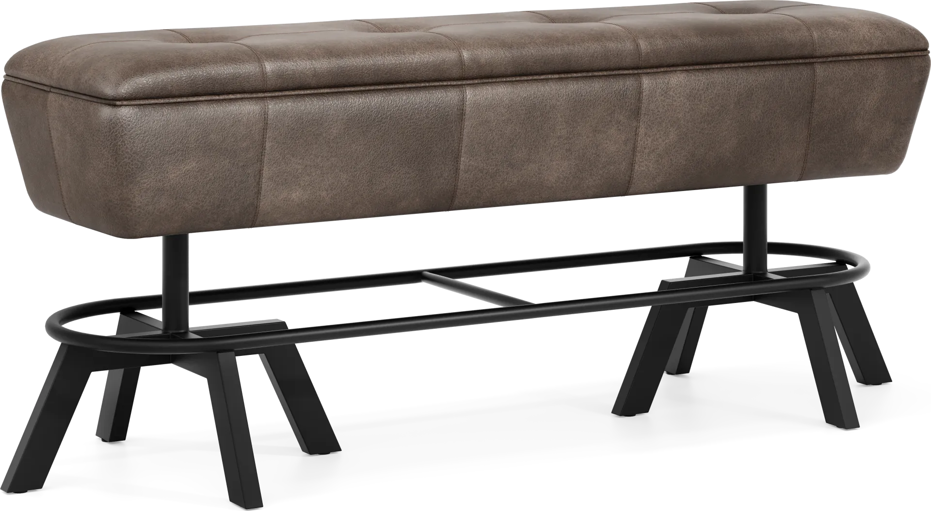 Creston Point Black Counter Height Bench - Image 1