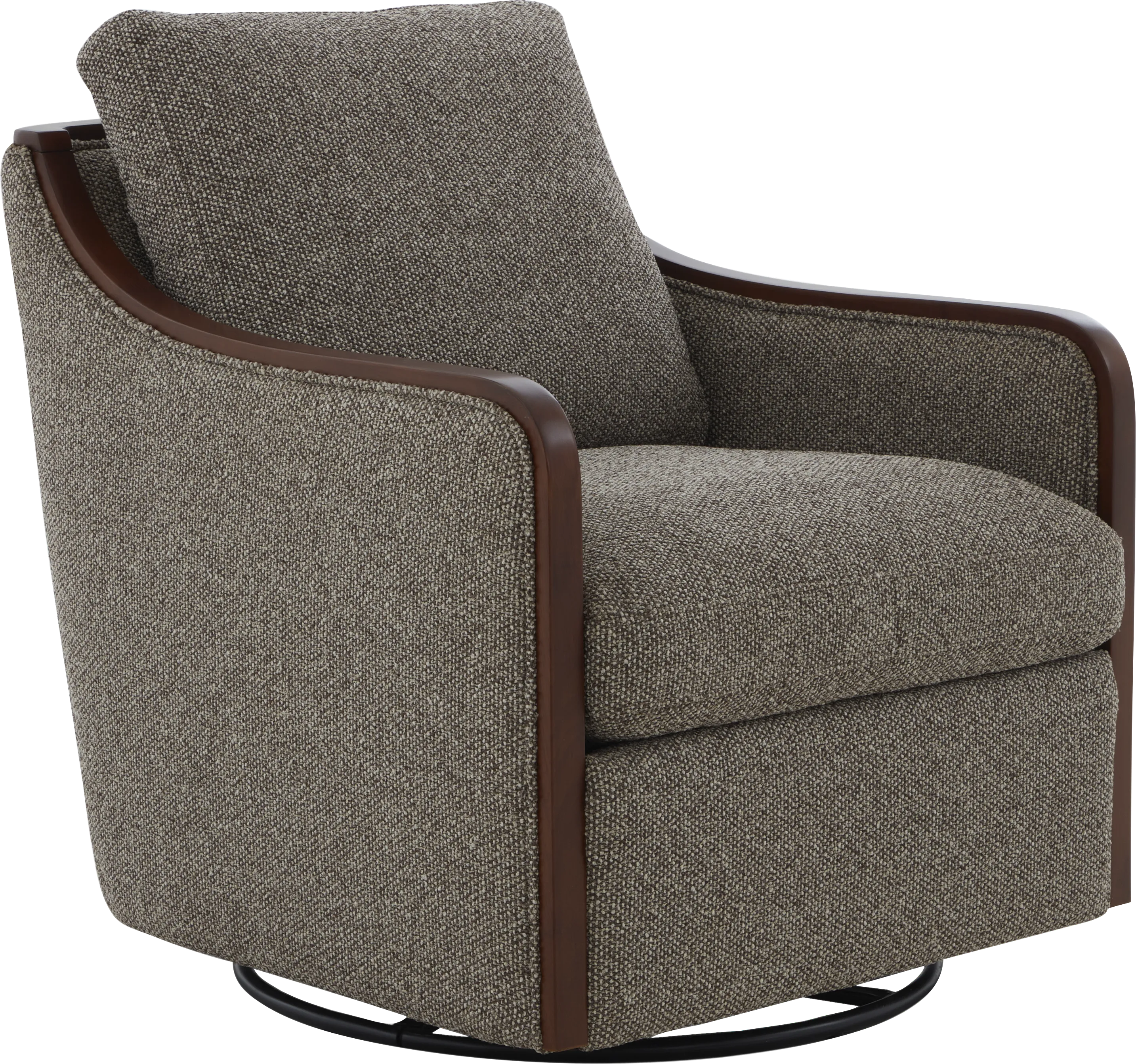 Mattingly Brown Swivel Chair - Thumbnail - Image 1