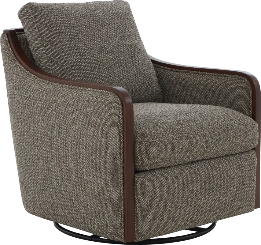 Mattingly Brown Swivel Chair
