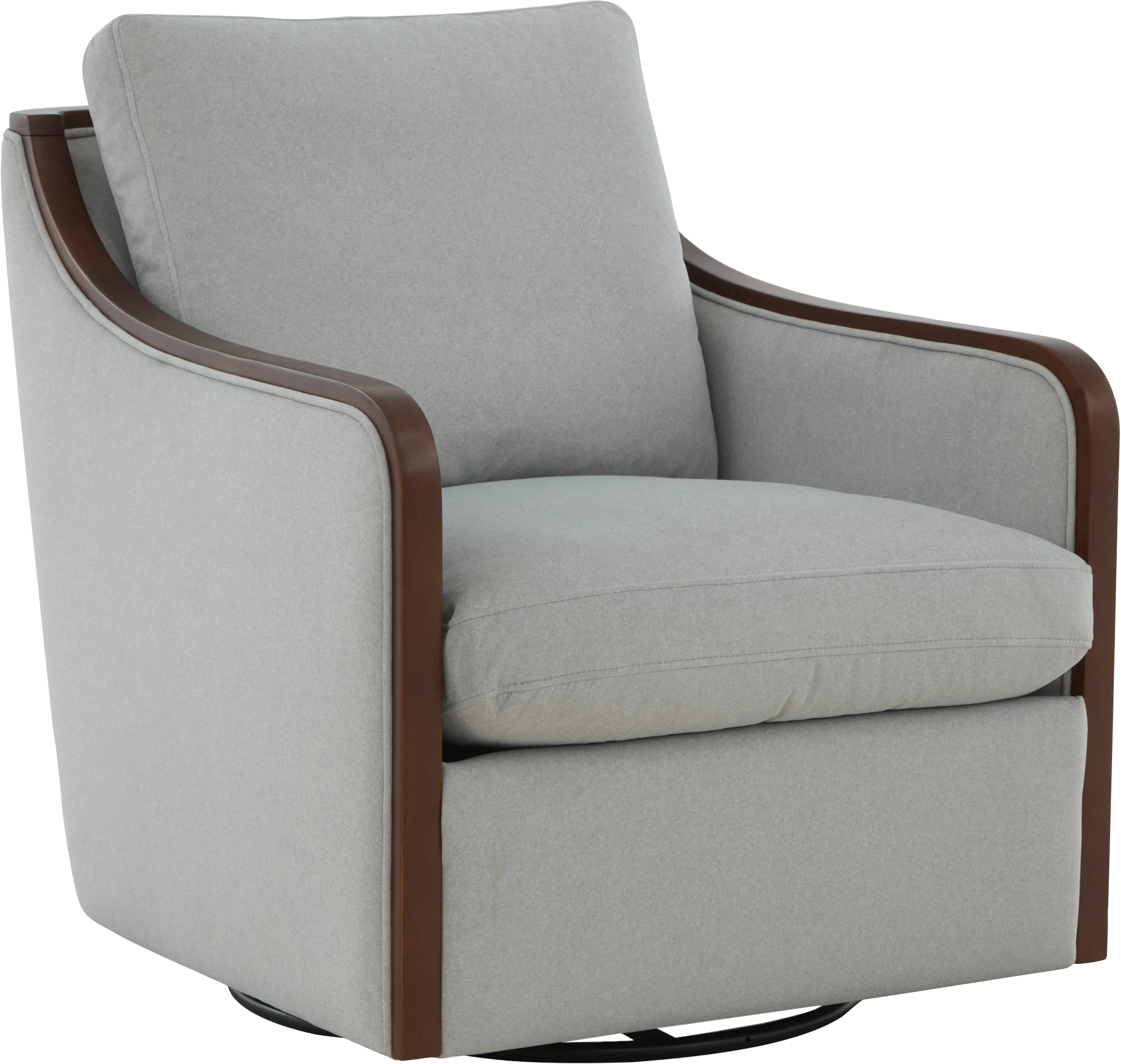 Mattingly Gray Swivel Chair - Thumbnail - Image 1