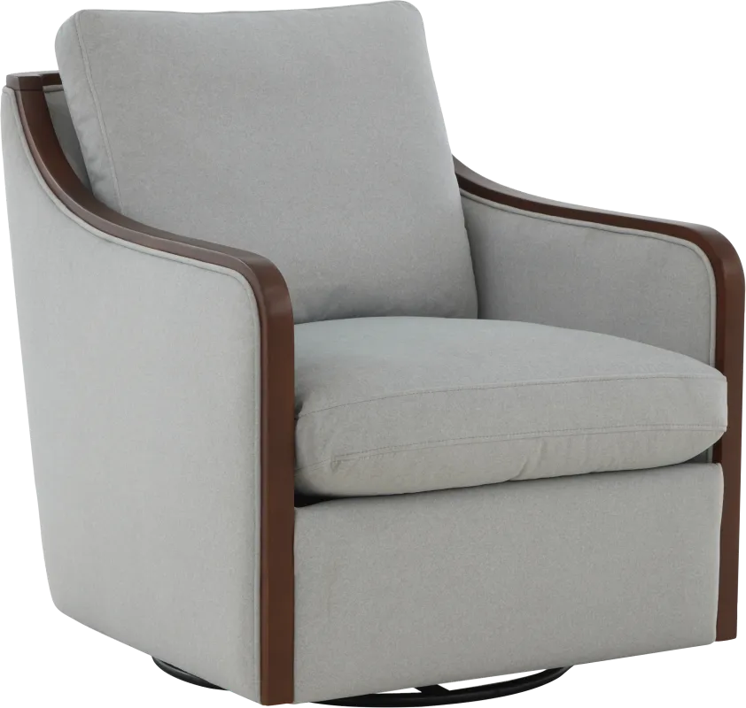 Mattingly Gray Swivel Chair