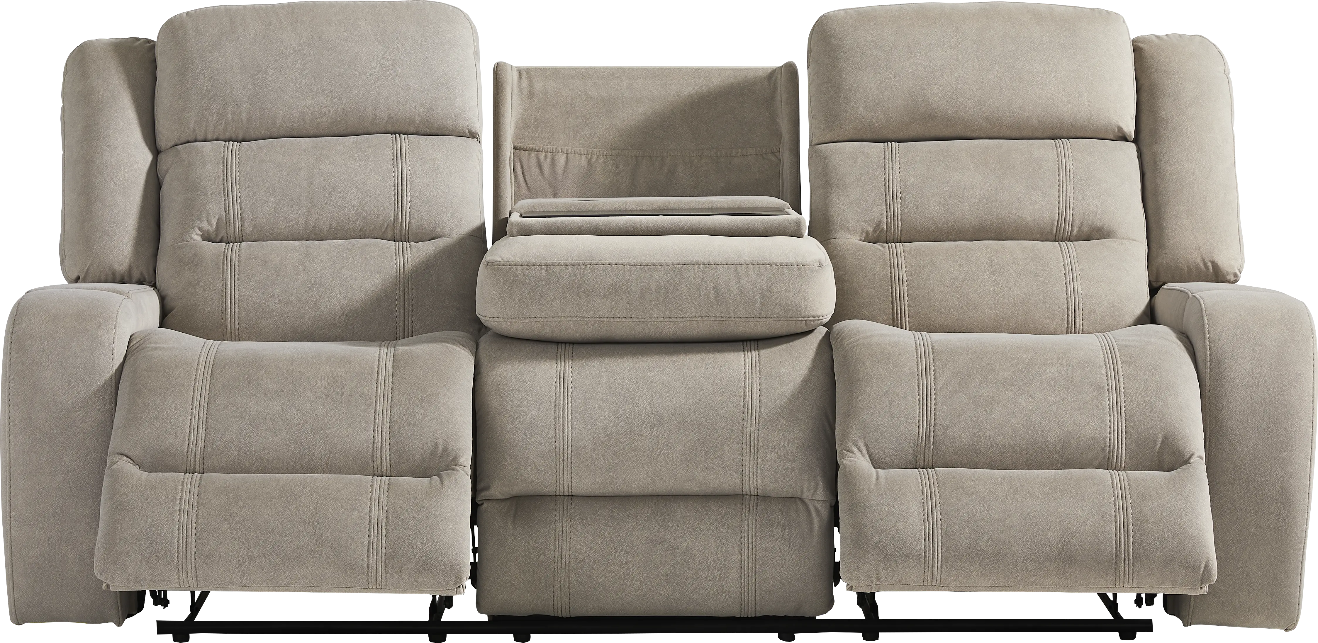 McKinley Beige 8 Pc Power Reclining Living Room - Thumbnail - Image 2