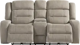 power reclining console loveseat