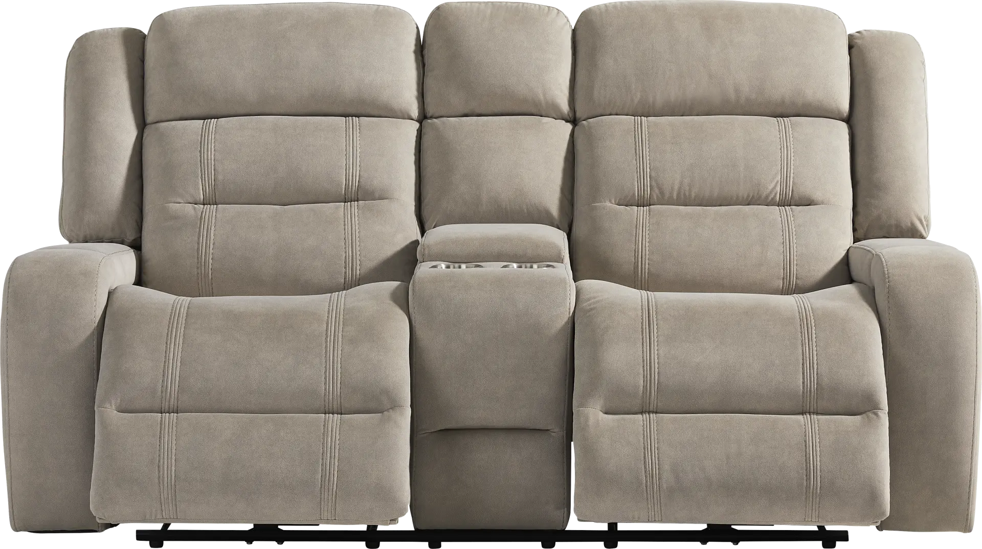 McKinley Beige Power Reclining Loveseat