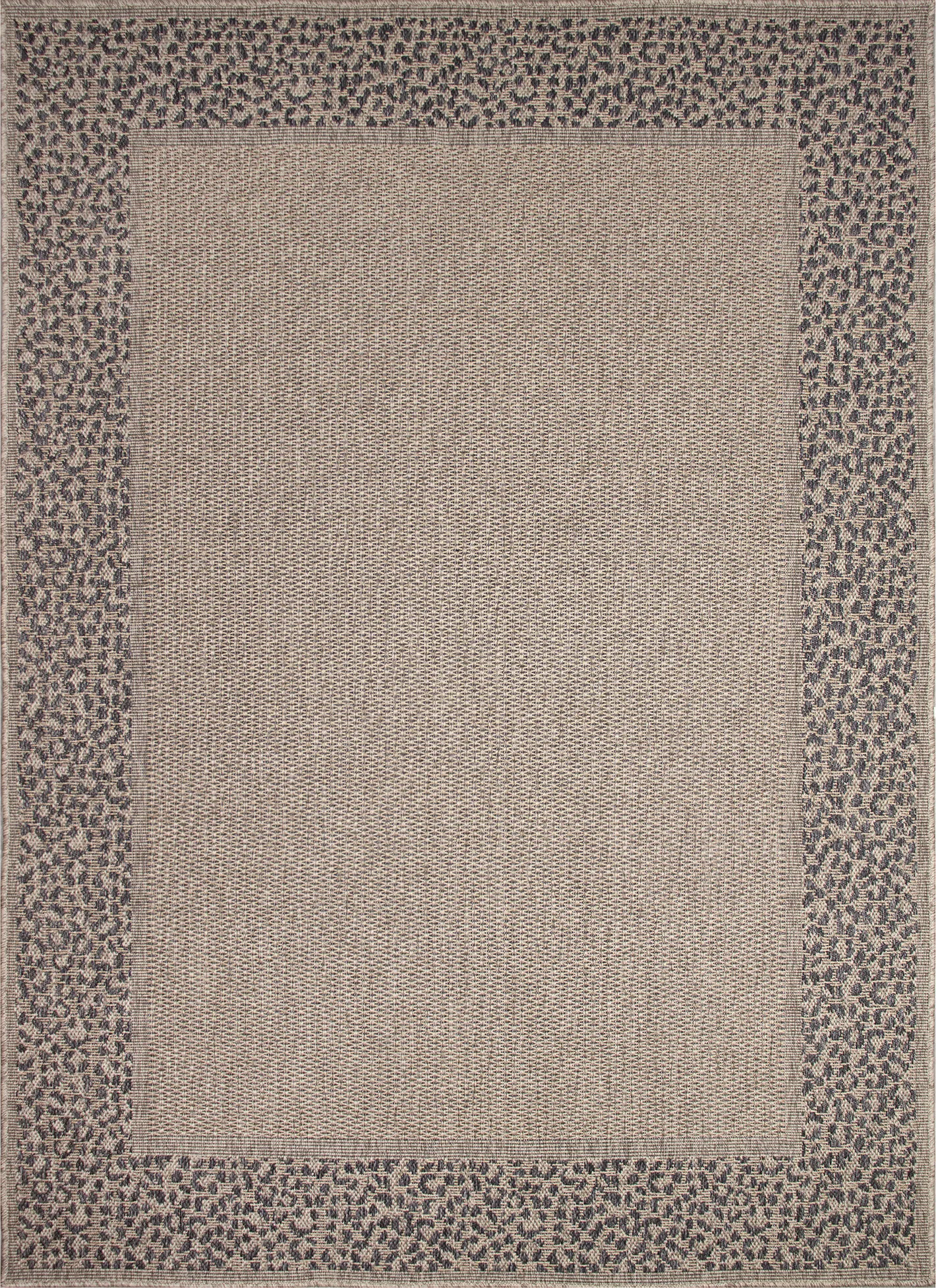 Leopardi Taupe 5'3 x 7'3 Indoor/Outdoor Rug - Image 1