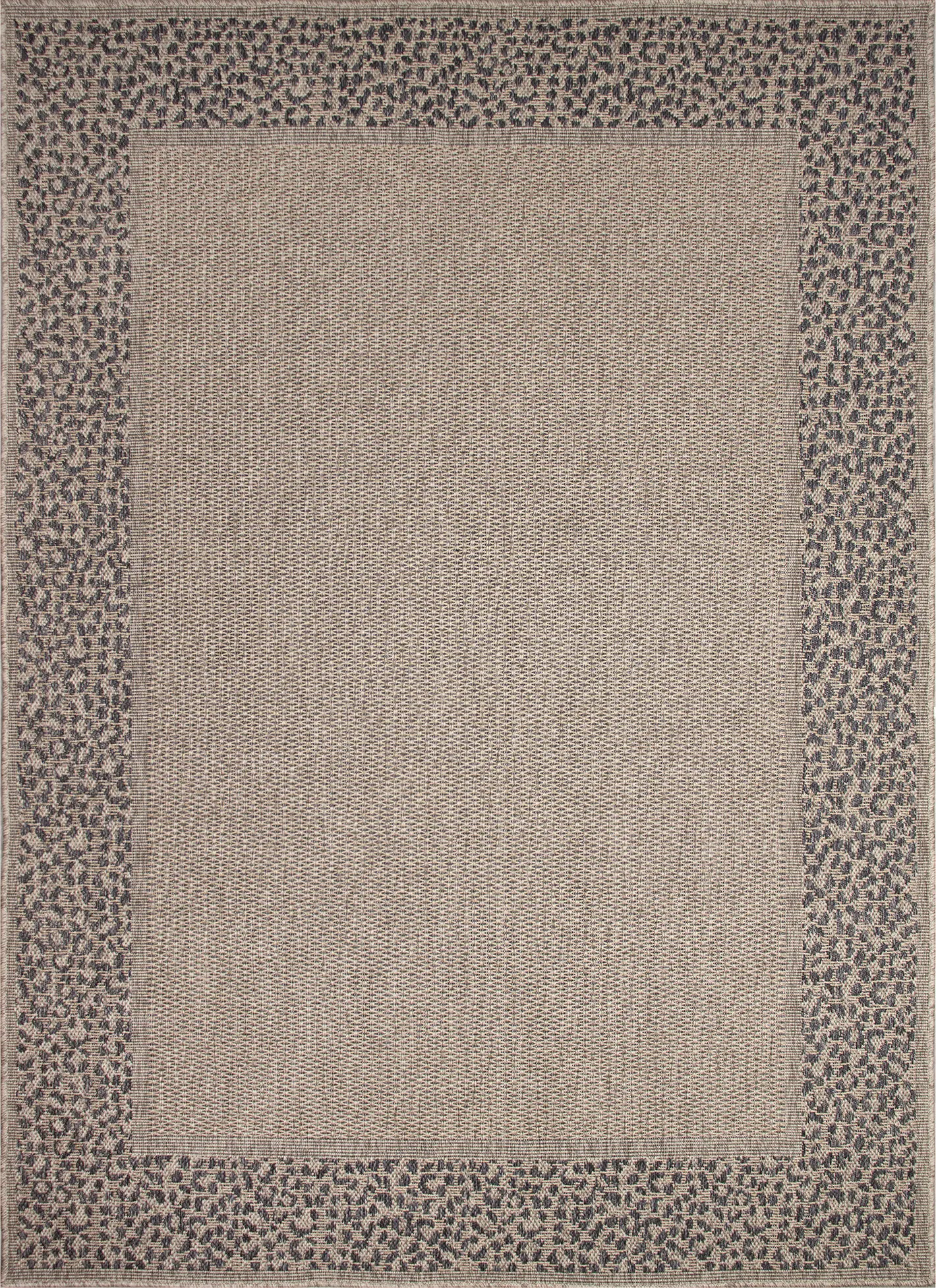 Leopardi Taupe 7'10 x 9'10 Indoor/Outdoor Rug