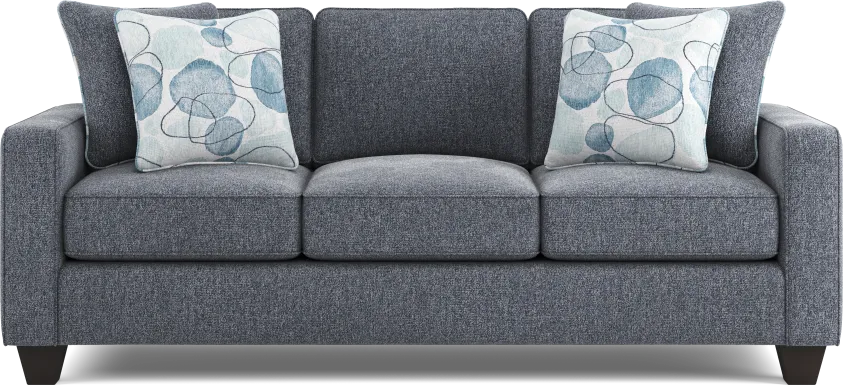 Alanis Bay Blue Sofa
