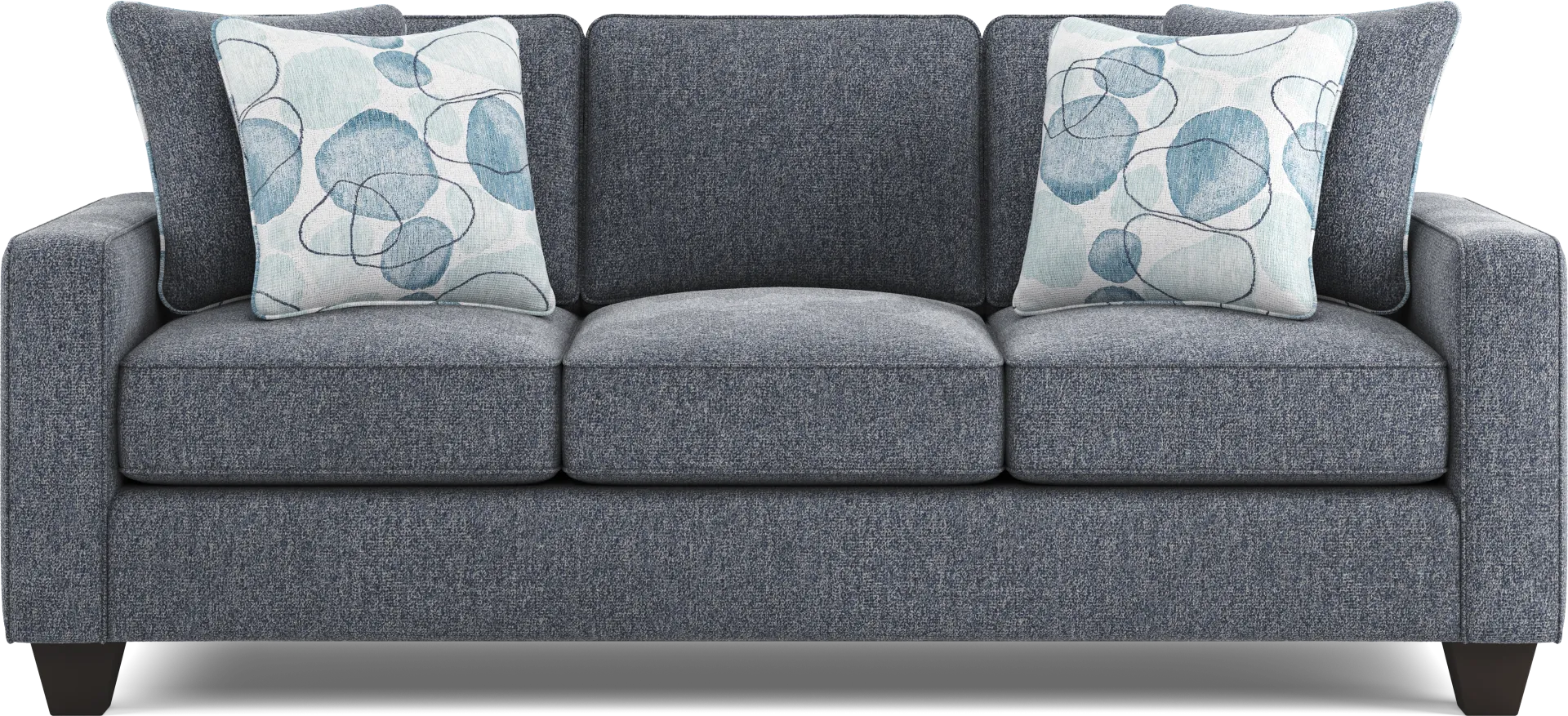 Alanis Bay Blue 7 Pc Living Room - Image 2