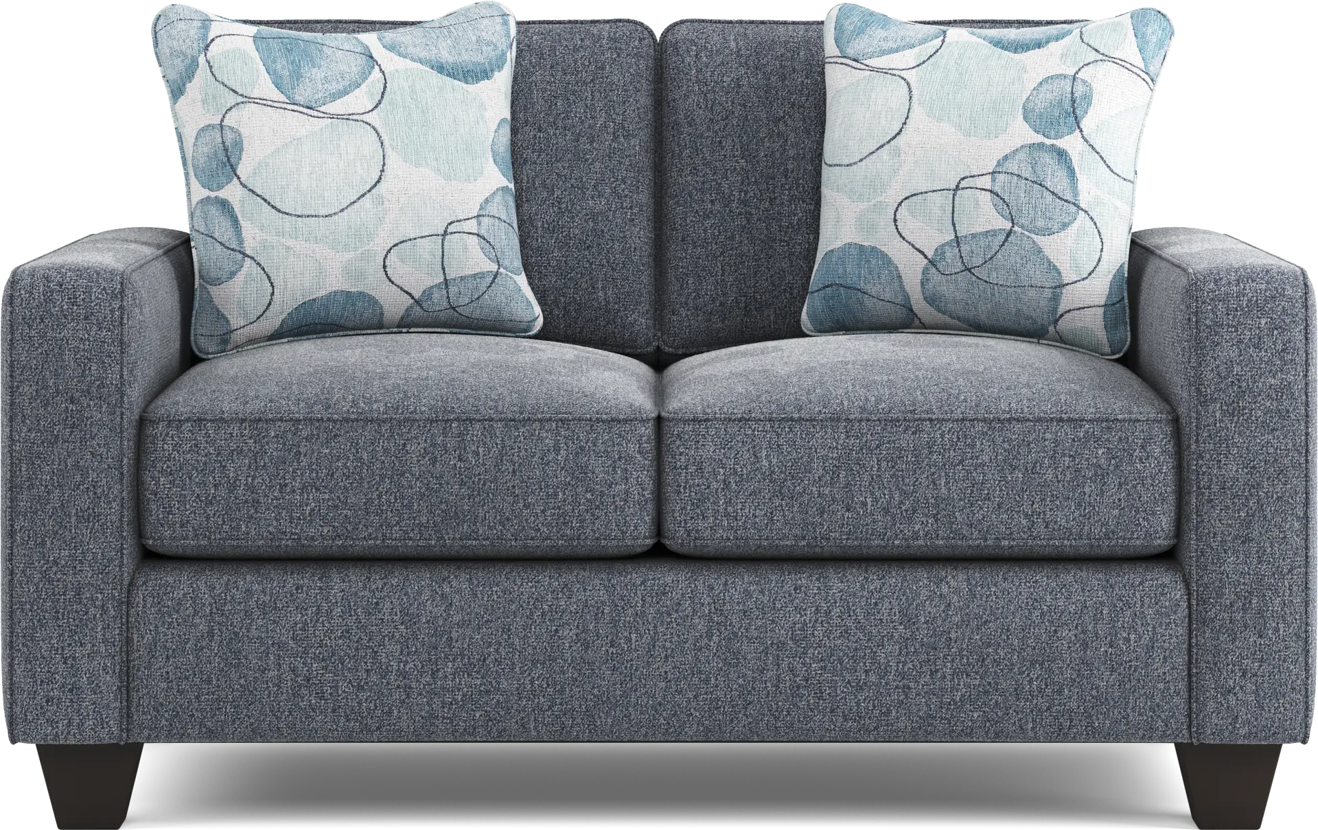 Alanis Bay Blue Loveseat