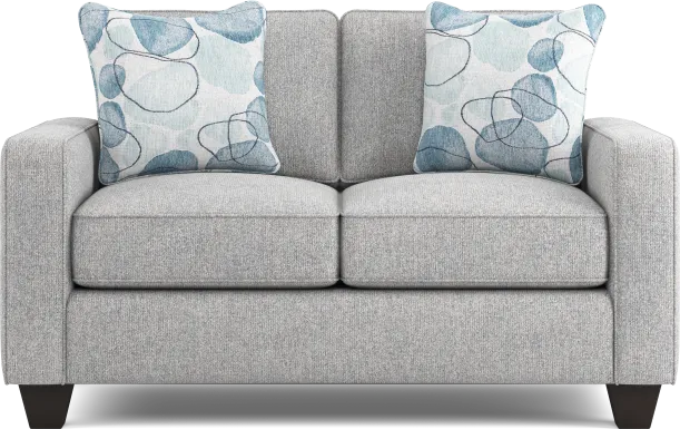 Alanis Bay Gray Loveseat