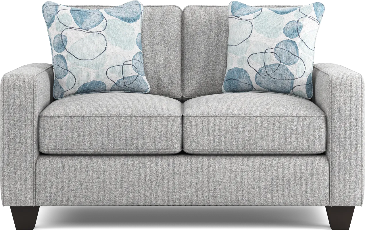 Alanis Bay Gray Loveseat