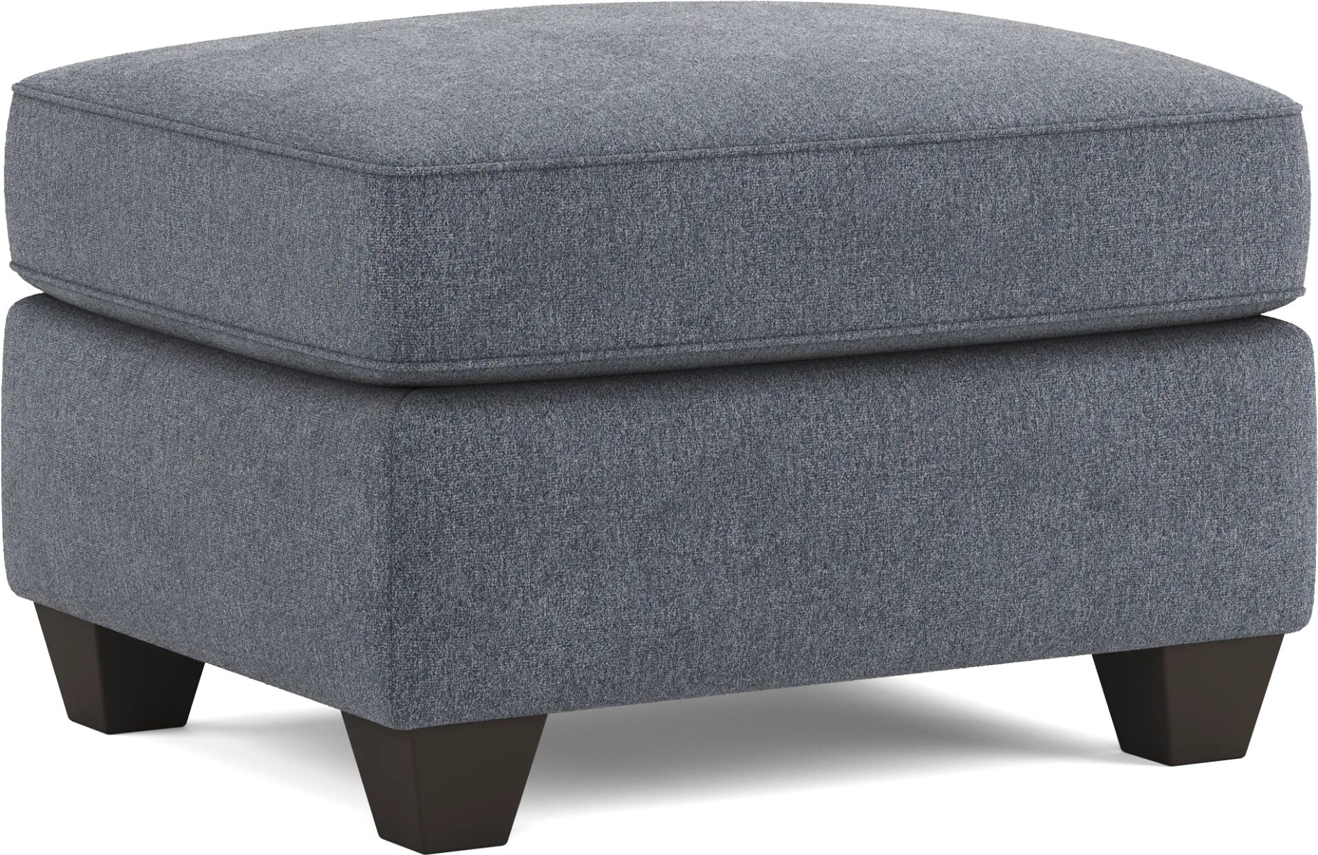 Alanis Bay Blue Ottoman - Image 1