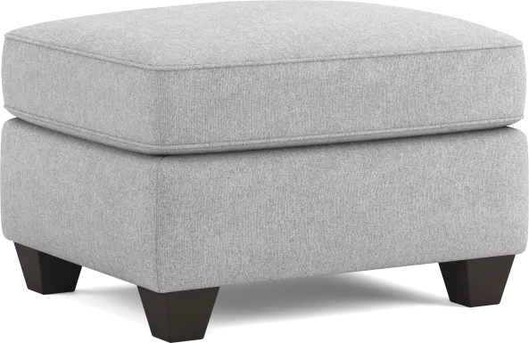 Alanis Bay Gray Ottoman