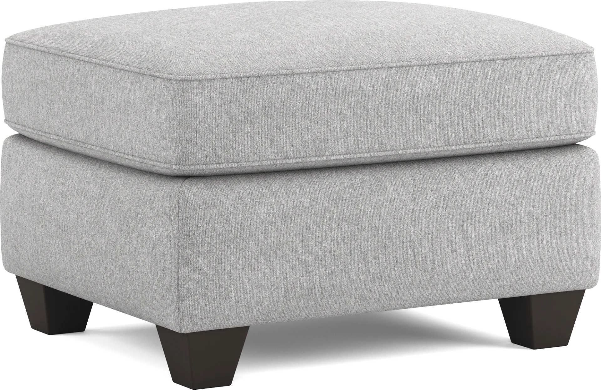 Alanis Bay Gray Ottoman - Image 1