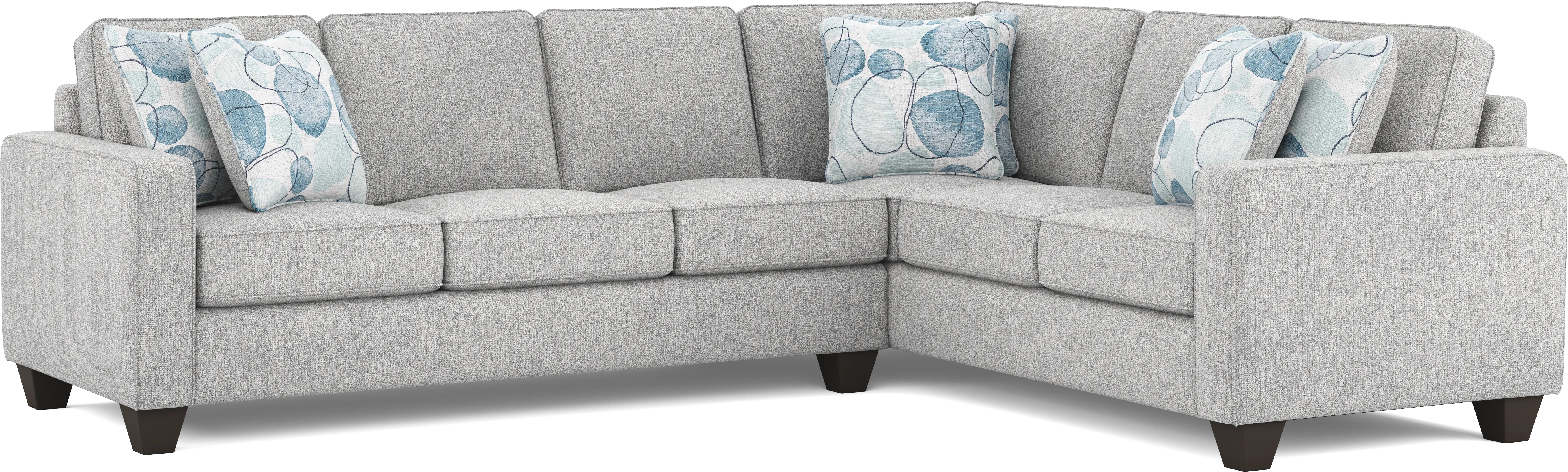 Alanis Bay Gray 2 Pc Sectional - Thumbnail - Image 1