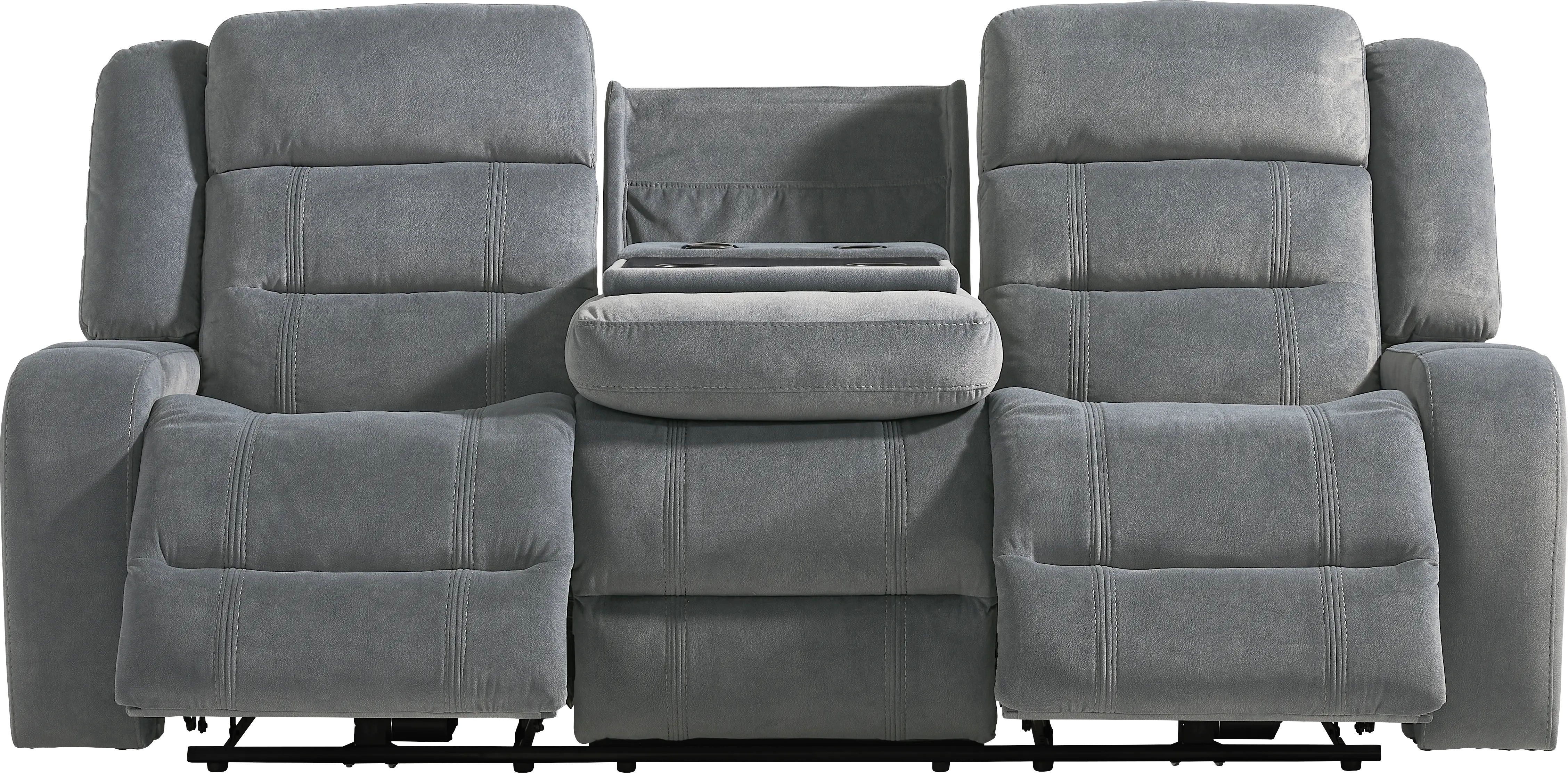 McKinley Graphite 3 Pc Power Reclining Living Room - Thumbnail - Image 2